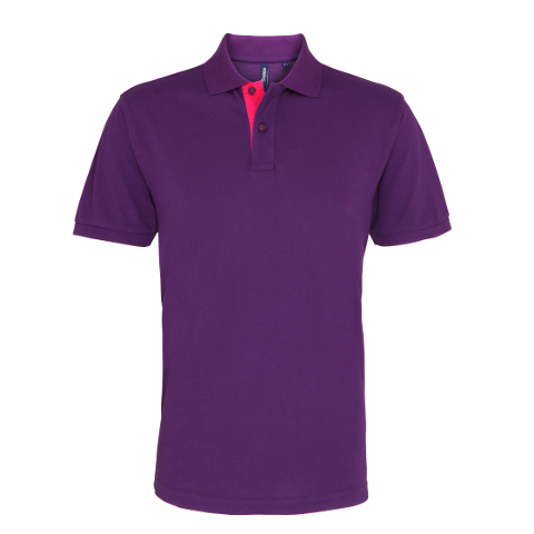 Asquith & Fox Men's Classic Fit Contrast Polo