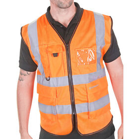 Beeswift Hi-Vis Executive Mesh Waistcoat