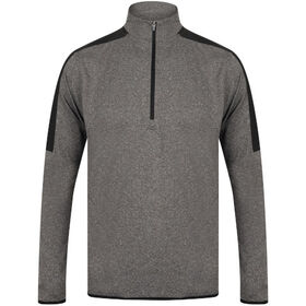 Finden & Hales Quarter Zip Mid-Layer With Contrast Panelling