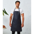 Premier District Waxed-Look Denim Bib Apron